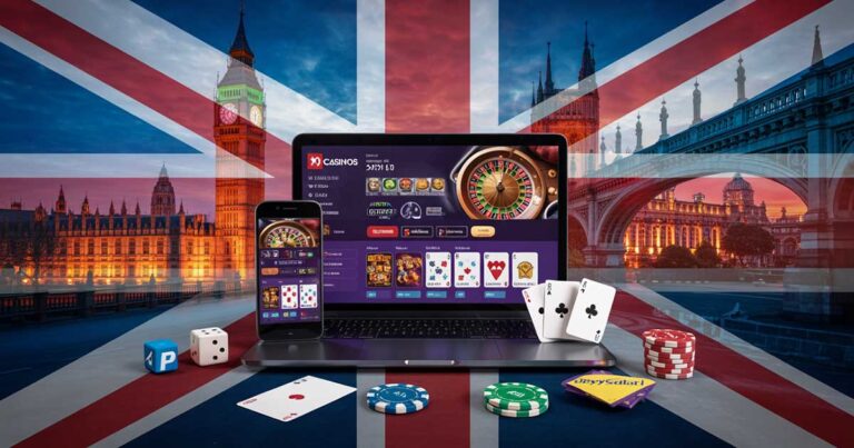 Standalone Casinos UK online casino games with cards and roulette.