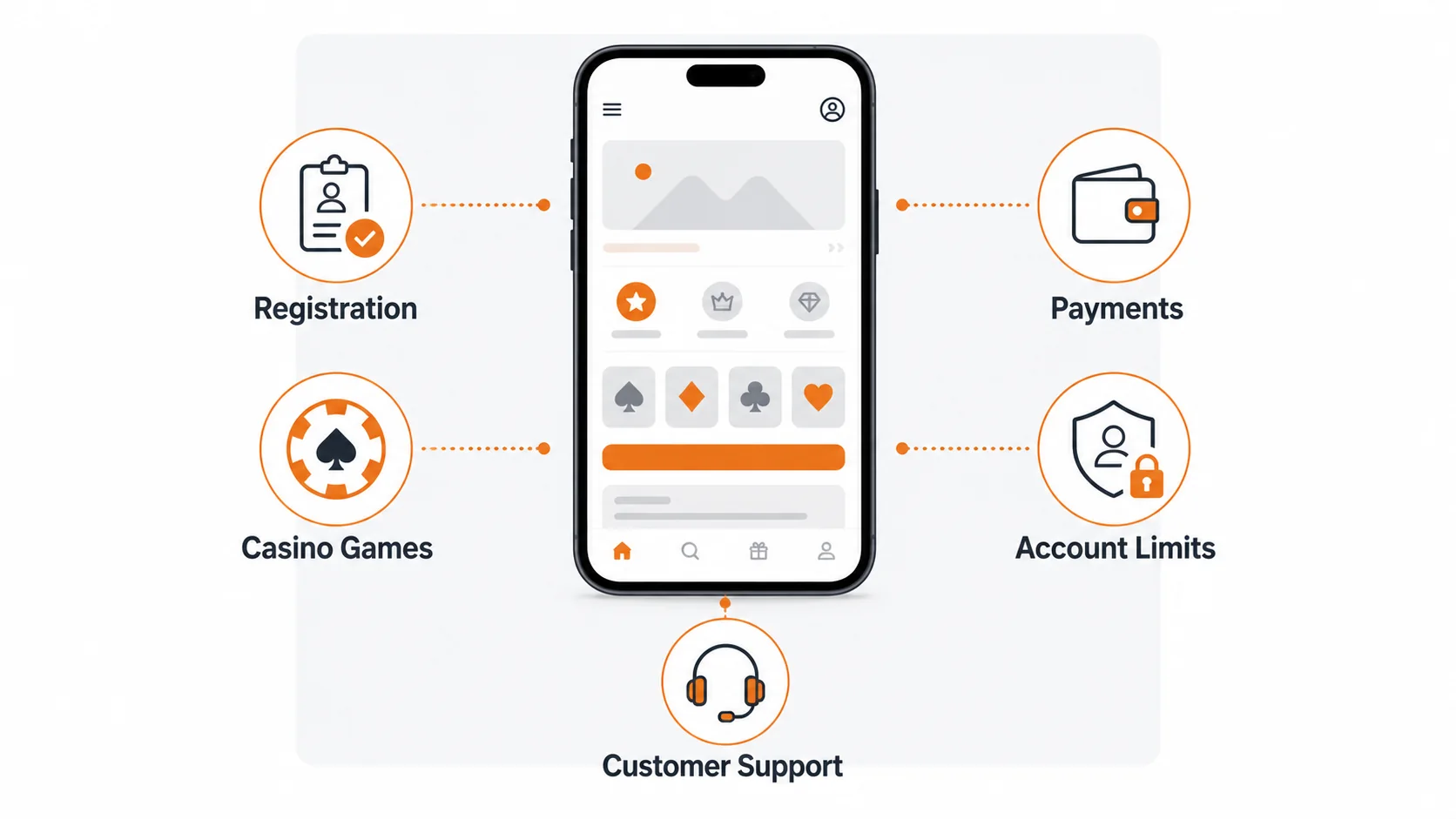Mobile features checked at new UK casino sites